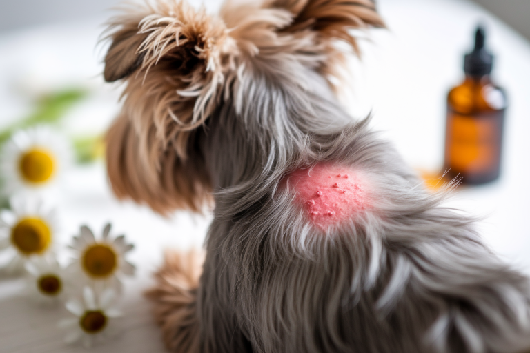 dos-chien-peau-irritee-camomille