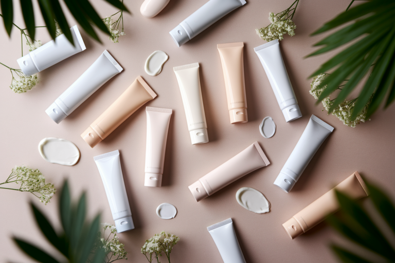 flatlay-tubes-bbcream-goutte-feuilles