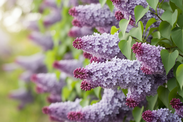 lilas-buisson-fleurs-violettes-feuillage