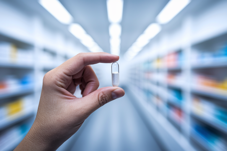 main-capsule-poudre-blanche-pharmacie