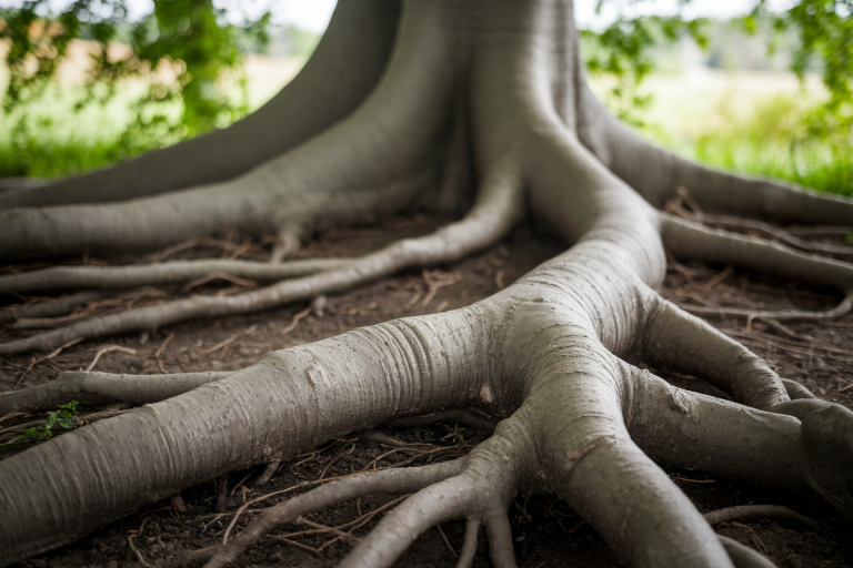 racines-exposees-tordues-sycomore